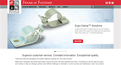 Desktop Screenshot of franklinfastener.com